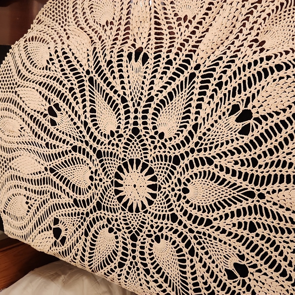 36" Round Crochet Doily